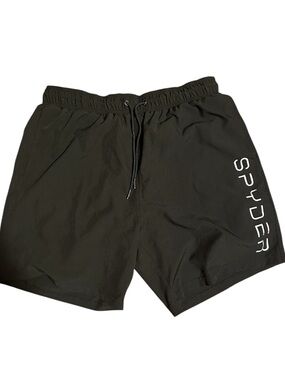 Spyder black swim trunks men’s xl shorts